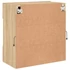 Kép 10/11 - Sonoma tölgy színű fali TV-szekrény LED-del 58,5x30x60,5 cm
