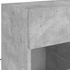 Kép 11/11 - Betonszürke falra szerelhető TV-szekrény LED-del 58,5x30x60,5cm