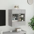 Kép 5/11 - Betonszürke falra szerelhető TV-szekrény LED-del 58,5x30x60,5cm