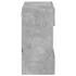 Kép 9/11 - Betonszürke falra szerelhető TV-szekrény LED-del 58,5x30x60,5cm