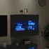 Kép 4/11 - Fekete fali TV-szekrény LED-világítással 78,5x30x60,5 cm