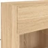 Kép 11/11 - Sonoma tölgy színű fali TV-szekrény LED-del 78,5 x 30 x 60,5 cm