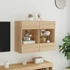 Kép 5/11 - Sonoma tölgy színű fali TV-szekrény LED-del 78,5 x 30 x 60,5 cm