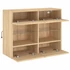 Kép 8/11 - Sonoma tölgy színű fali TV-szekrény LED-del 78,5 x 30 x 60,5 cm