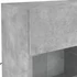Kép 11/11 - Betonszürke falra szerelhető TV-szekrény LED-del 78,5x30x60,5cm