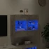 Kép 4/11 - Betonszürke falra szerelhető TV-szekrény LED-del 78,5x30x60,5cm