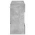 Kép 9/11 - Betonszürke falra szerelhető TV-szekrény LED-del 78,5x30x60,5cm
