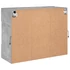 Kép 10/11 - Betonszürke falra szerelhető TV-szekrény LED-del 78,5x30x60,5cm