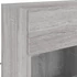 Kép 11/11 - Szürke sonoma színű fali TV-szekrény LED-ekkel 78,5x30x60,5 cm