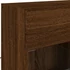 Kép 11/11 - Barna tölgyszínű fali TV-szekrény LED-del 78,5x30x60,5 cm
