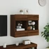 Kép 5/11 - Barna tölgyszínű fali TV-szekrény LED-del 78,5x30x60,5 cm