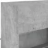 Kép 11/11 - Betonszürke falra szerelhető TV-szekrény LED-del 98,5x30x60,5cm