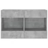 Kép 7/11 - Betonszürke falra szerelhető TV-szekrény LED-del 98,5x30x60,5cm