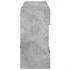 Kép 9/11 - Betonszürke falra szerelhető TV-szekrény LED-del 98,5x30x60,5cm