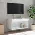 Kép 5/11 - Fehér TV-szekrény LED-világítással 60 x 30 x 30 cm