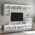 Kép 4/11 - Fehér TV-szekrény LED-világítással 80 x 30 x 30 cm