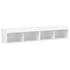 Kép 7/11 - 2 db fehér TV-szekrény LED-világítással 80x30x30 cm