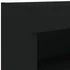 Kép 11/11 - Fekete TV-szekrény LED-világítással 80 x 30 x 30 cm