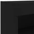 Kép 11/11 - 2 db fekete TV-szekrény LED-világítással 80x30x30 cm