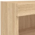 Kép 11/11 - 2 db sonoma tölgy színű TV-szekrény LED-ekkel 80x30x30 cm
