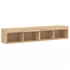 Kép 7/11 - 2 db sonoma tölgy színű TV-szekrény LED-ekkel 80x30x30 cm
