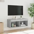 Kép 5/11 - Betonszürke TV-szekrény LED-világítással 80 x 30 x 30 cm