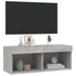 Kép 6/11 - Betonszürke TV-szekrény LED-világítással 80 x 30 x 30 cm