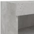 Kép 11/11 - 2 db betonszürke TV-szekrény LED-világítással 80x30x30 cm
