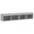 Kép 7/11 - 2 db betonszürke TV-szekrény LED-világítással 80x30x30 cm