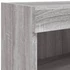 Kép 11/11 - Szürke sonoma színű TV-szekrény LED-világítással 80x30x30 cm