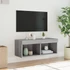 Kép 5/11 - Szürke sonoma színű TV-szekrény LED-világítással 80x30x30 cm