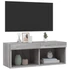 Kép 6/11 - Szürke sonoma színű TV-szekrény LED-világítással 80x30x30 cm