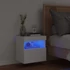 Kép 4/11 - Fehér falra szerelhető TV-szekrény LED-lámpákkal 40x30x40 cm