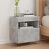 Kép 1/11 - Betonszürke falra szerelhető TV-szekrény LED-del 40x30x40 cm