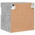 Kép 11/11 - Betonszürke falra szerelhető TV-szekrény LED-del 40x30x40 cm