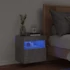 Kép 4/11 - Betonszürke falra szerelhető TV-szekrény LED-del 40x30x40 cm