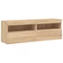 Kép 3/11 - 2 db sonoma tölgy színű fali TV-szekrény LED-del 60x30x40 cm