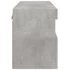 Kép 10/11 - Betonszürke falra szerelhető TV-szekrény LED-del 60x30x40 cm