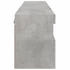Kép 10/11 - 2 db betonszürke fali TV-szekrény LED-del 60x30x40 cm
