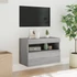 Kép 5/11 - Szürke sonoma színű fali TV-szekrény LED-ekkel 60x30x40 cm