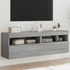 Kép 1/11 - 2 db szürke sonoma fali TV-szekrény LED-ekkel 60x30x40 cm