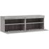 Kép 8/11 - 2 db szürke sonoma fali TV-szekrény LED-ekkel 60x30x40 cm