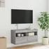 Kép 5/11 - Szürke sonoma színű fali TV-szekrény LED-del 80 x 30 x 40 cm