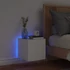 Kép 4/11 - Fehér fali TV-szekrény LED-világítással 30,5x35x30 cm