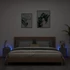 Kép 3/11 - 2 db fekete fali TV-szekrény LED-világítással 30,5x35x30 cm