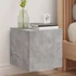 Kép 1/11 - Betonszürke falra szerelhető TV-szekrény LED-del 30,5x35x30 cm