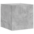 Kép 3/11 - Betonszürke falra szerelhető TV-szekrény LED-del 30,5x35x30 cm