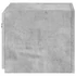 Kép 10/11 - Betonszürke falra szerelhető TV-szekrény LED-del 30,5x35x30 cm