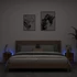 Kép 3/11 - 2 db füstös tölgy fali TV-szekrény LED-ekkel 30,5x35x30 cm