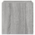 Kép 9/11 - Szürke sonoma színű fali TV-szekrény LED-ekkel 30,5x35x30 cm